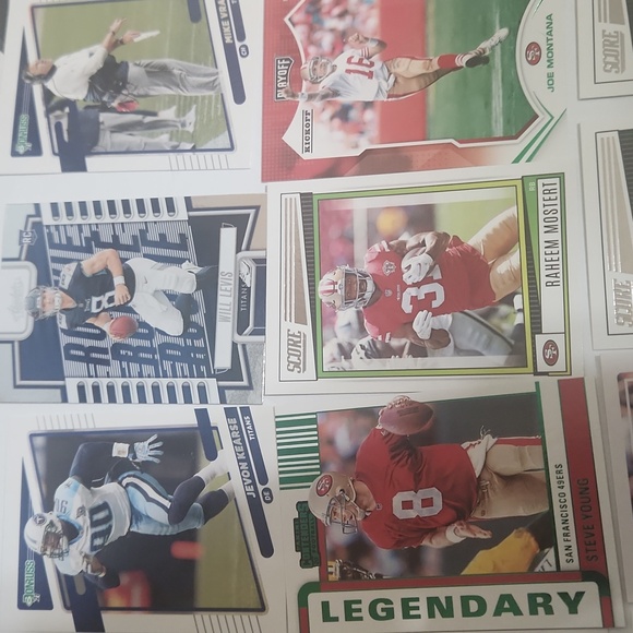 Football Assorted Trading Cards 87 Total Cards Score, Elite, Rookies And Stars - Picture 6 of 13